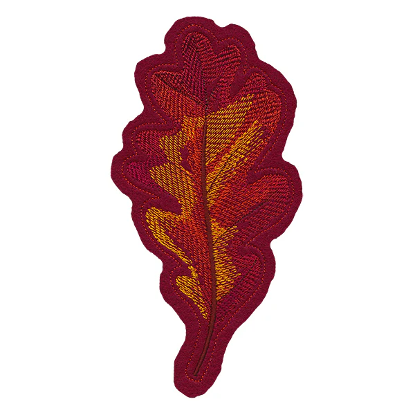 Freestanding Fabric Oak Leaf (In-the-Hoop) - Image 2
