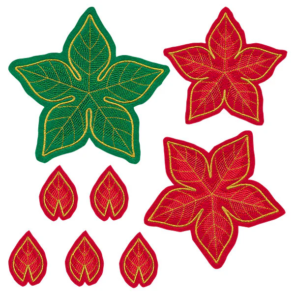 Freestanding Fabric Poinsettia (In-the-Hoop) - Image 12