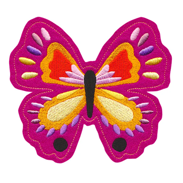 Freestanding Fabric Vibrant Butterfly (In-the-Hoop) - Image 4
