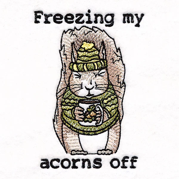 Freezing My Acorns Off Squirrel - Image 3