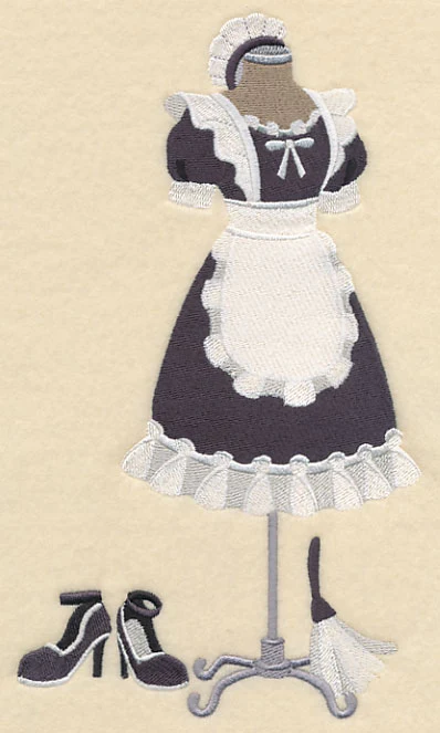 French Maid Costume Dress Form - Image 2