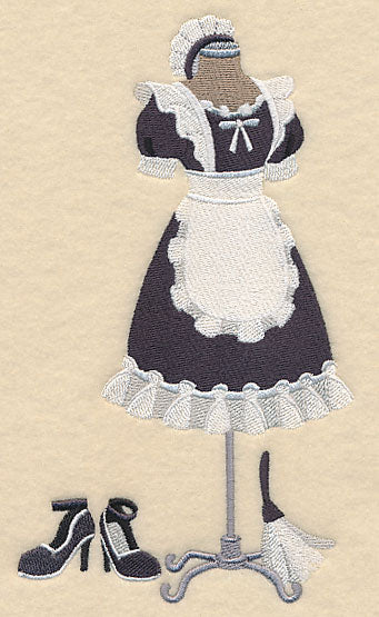 French Maid Costume Dress Form - Image 3