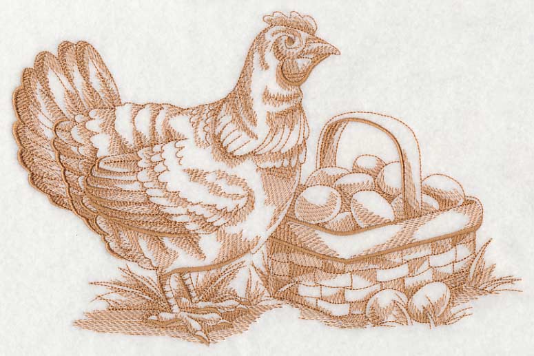 French Market Chicken (Toile) - Image 5