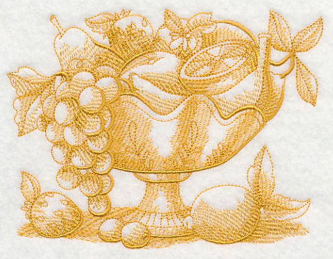 French Market Fruit Bowl (Toile) - Image 3