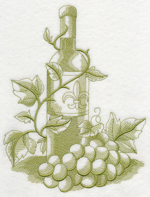 French Market Wine (Toile) - Image 4