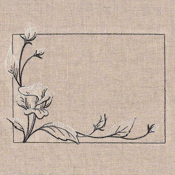 Fresh and Timeless Roses Quilt Label - Image 2