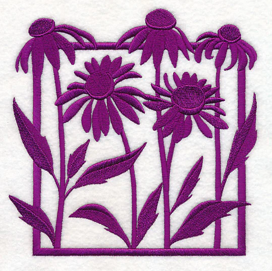 Fresh Floral Silhouettes - Coneflowers - Image 2