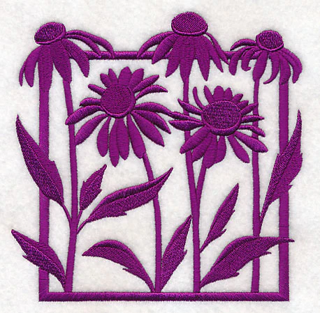 Fresh Floral Silhouettes - Coneflowers - Image 3