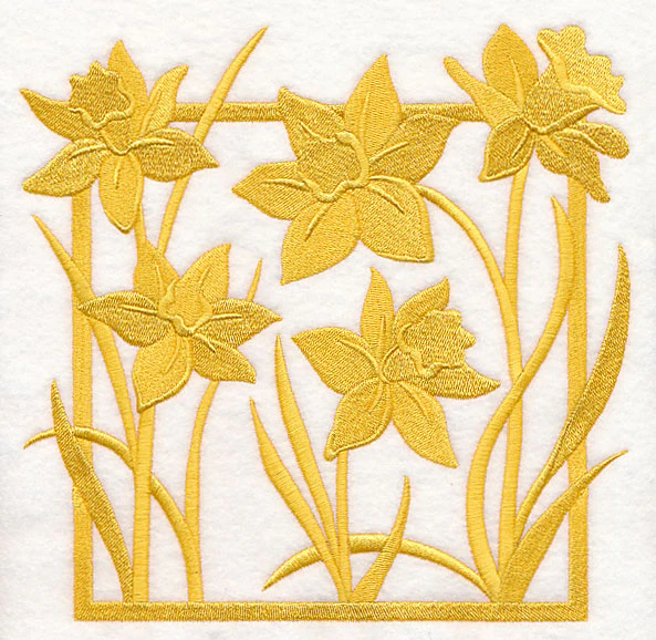 Fresh Floral Silhouettes - Daffodils - Image 6