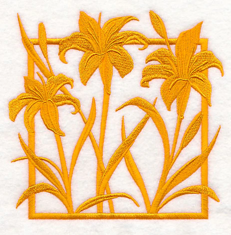 Fresh Floral Silhouettes - Day Lilies - Image 3