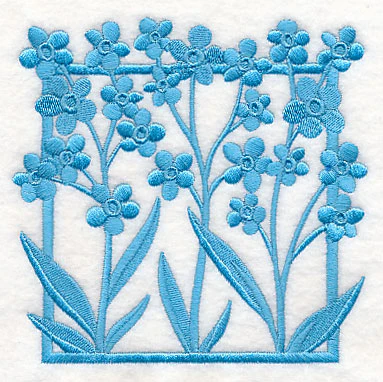 Fresh Floral Silhouettes - Forget-Me-Nots - Image 4