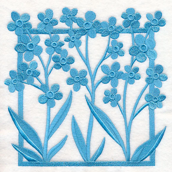 Fresh Floral Silhouettes - Forget-Me-Nots - Image 6