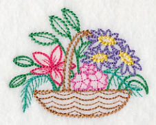 Fresh Flower Basket 2 (Vintage) - Image 2