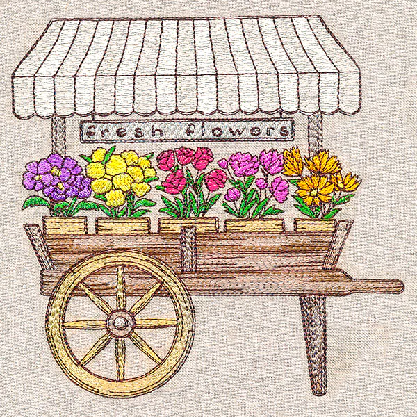 Fresh Flowers Cart - Image 5