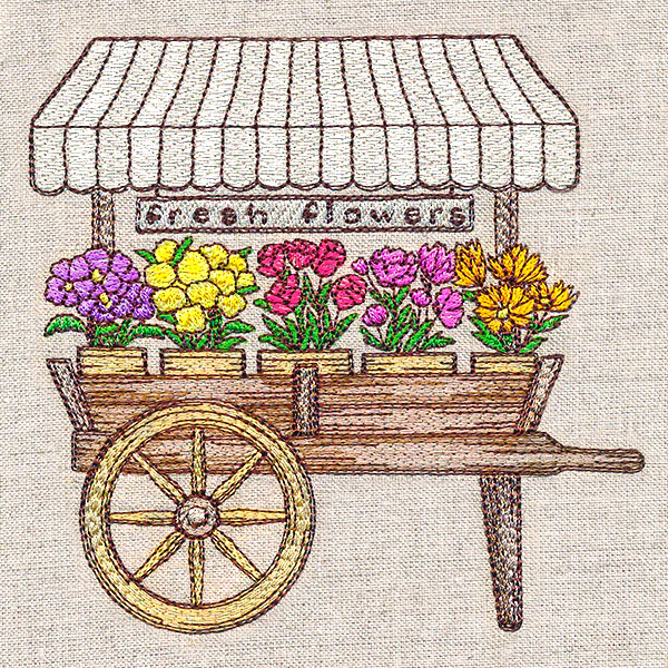 Fresh Flowers Cart - Image 7