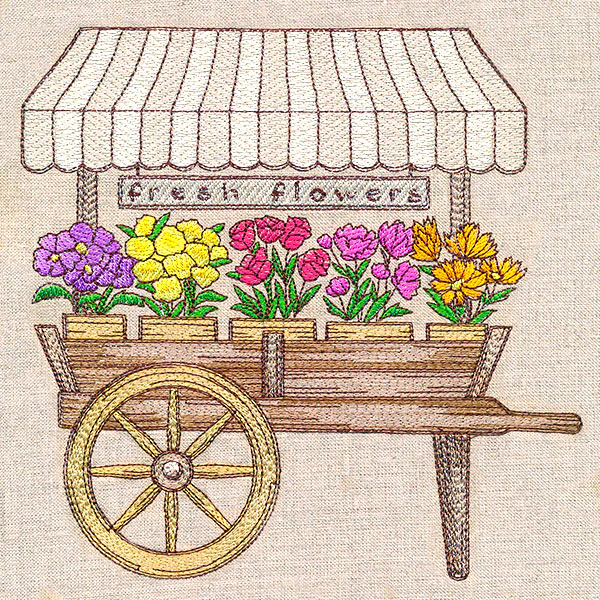 Fresh Flowers Cart - Image 9