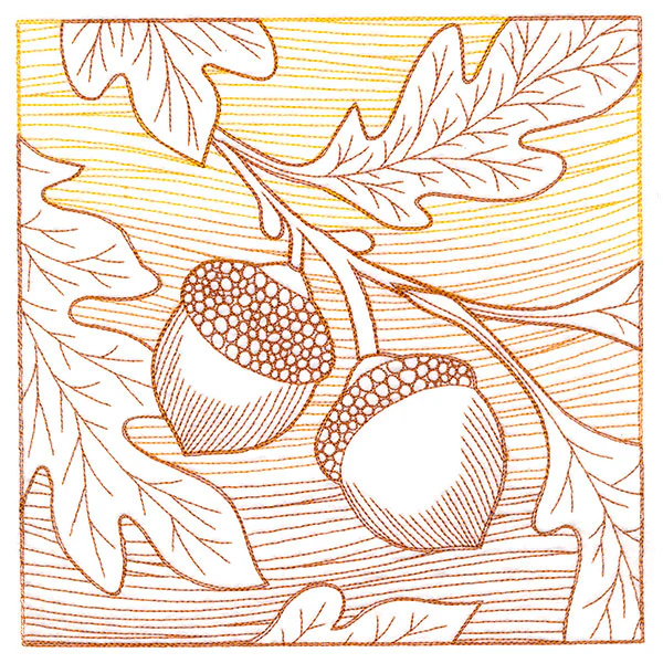 Fresh Harvest - Acorn Etching - Image 9