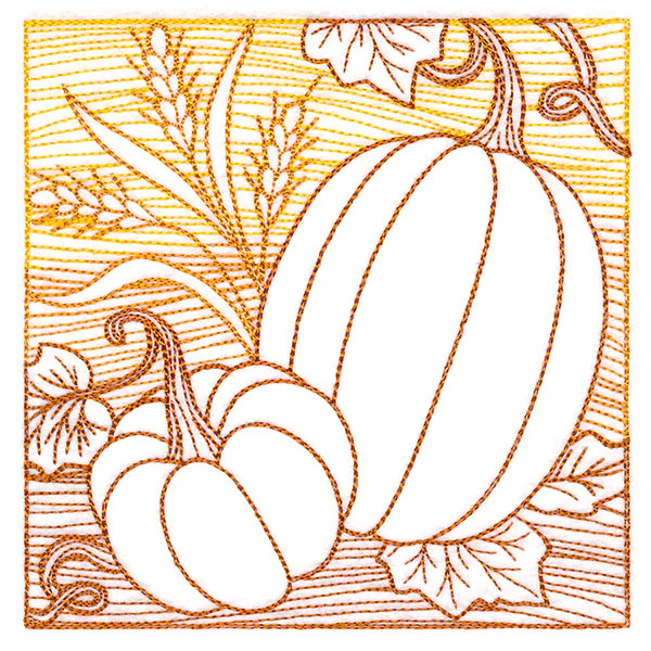 Fresh Harvest - Pumpkins Etching - Image 4