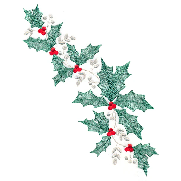 Fresh Holly and Berries Spray - Image 5