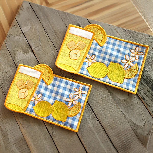 Fresh Squeezed Mug Rug (In-the-Hoop) - Image 4