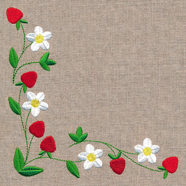 Fresh Strawberries in Bloom Corner - Image 2
