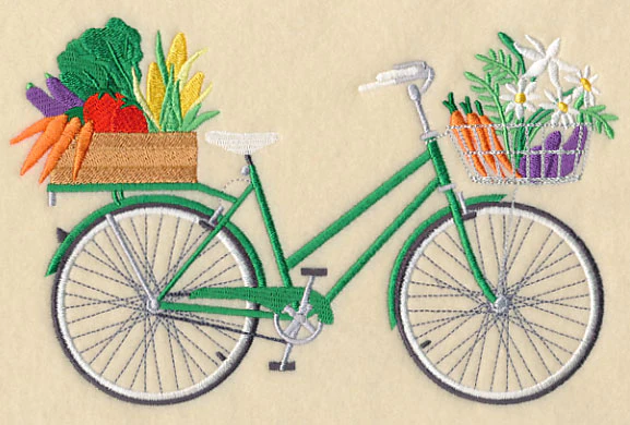 Fresh Vegetables Bicycle - Image 2