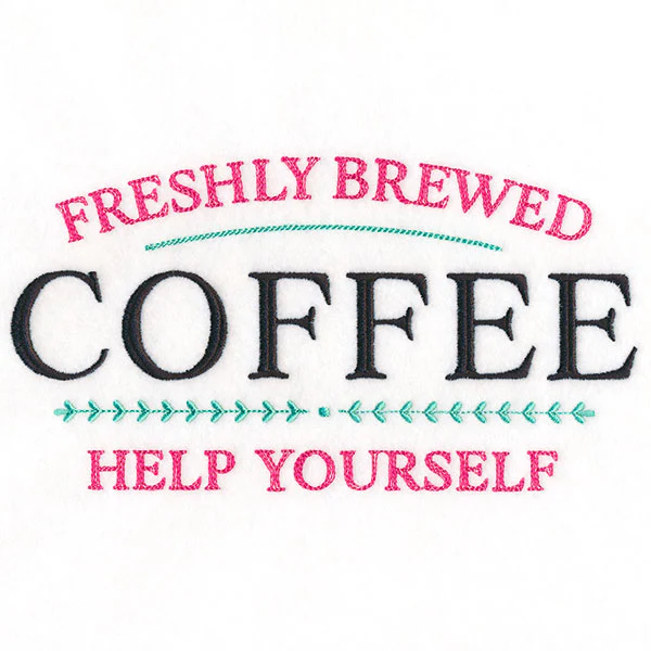 Freshly Brewed Coffee Sign - Image 3