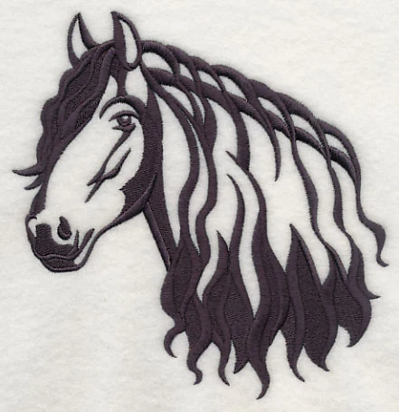 Friesian Horse Silhouette - Image 4