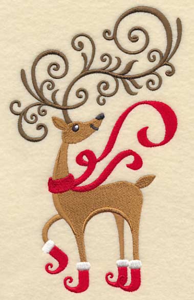 Frolicking Fancy Reindeer - Image 3