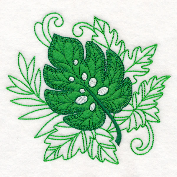 Frolicking Monstera (Applique) - Image 3