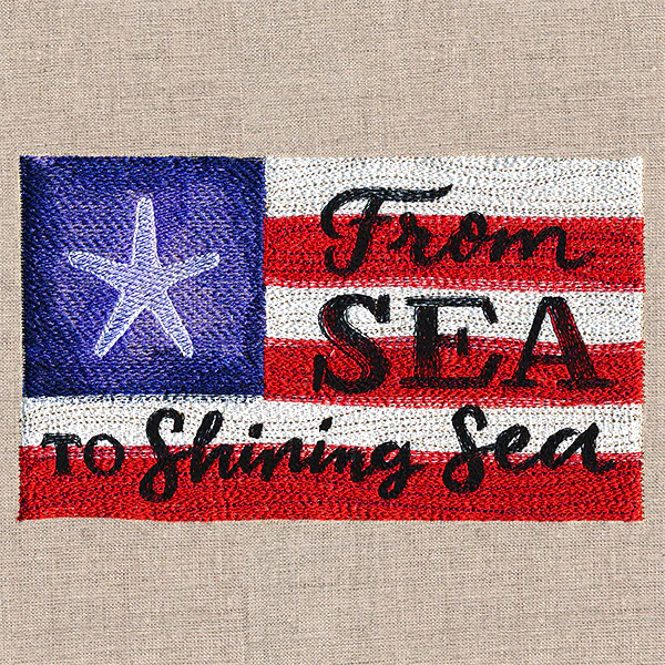 From Sea to Shining Sea Flag - Image 5