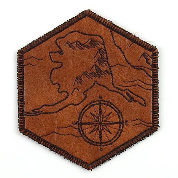 From Sea to Shining Sea United States Map Coaster - Alaska (In-the-Hoop) - Image 4