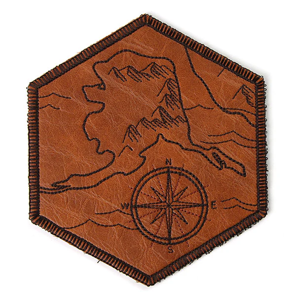 From Sea to Shining Sea United States Map Coaster - Alaska (In-the-Hoop) - Image 6