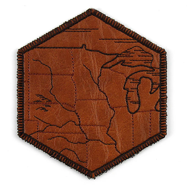From Sea to Shining Sea United States Map Coaster - Midwest (In-the-Hoop) - Image 4