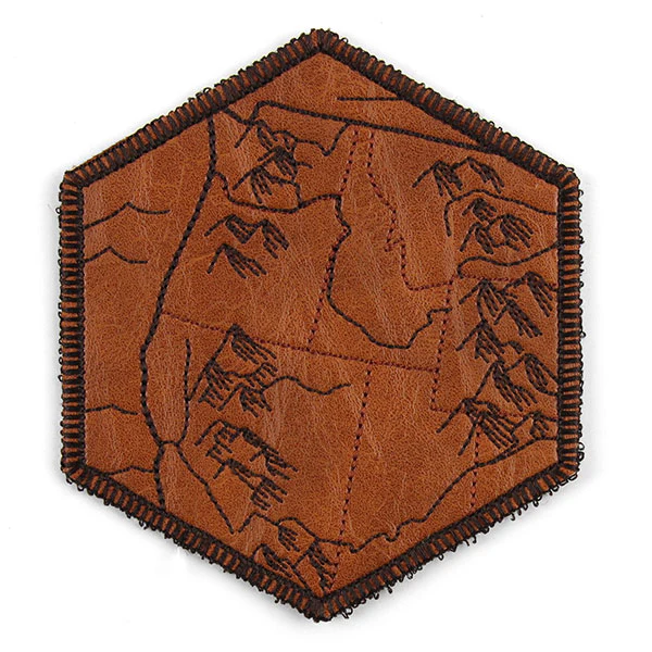 From Sea to Shining Sea United States Map Coaster - Northwest (In-the-Hoop) - Image 4