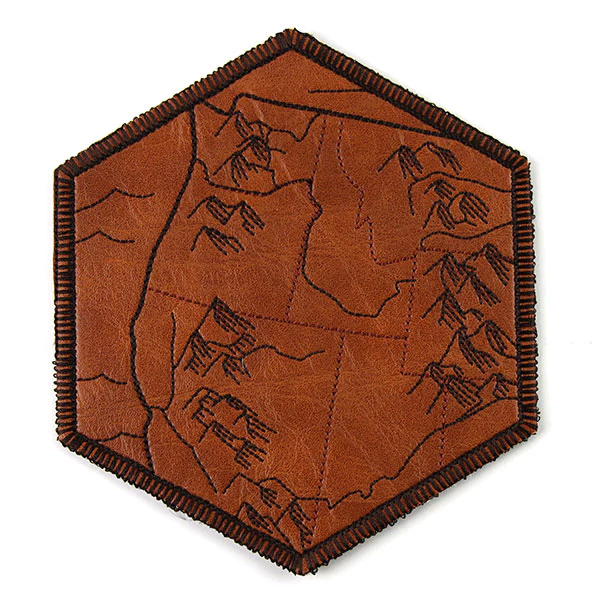 From Sea to Shining Sea United States Map Coaster - Northwest (In-the-Hoop) - Image 6