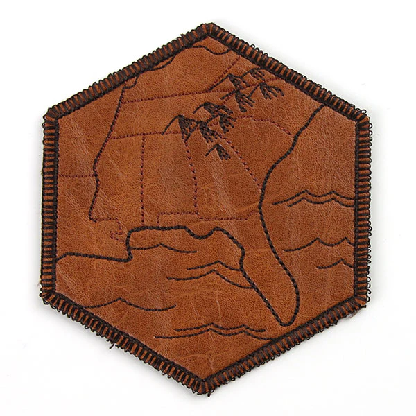 From Sea to Shining Sea United States Map Coaster - Southeast (In-the-Hoop) - Image 4