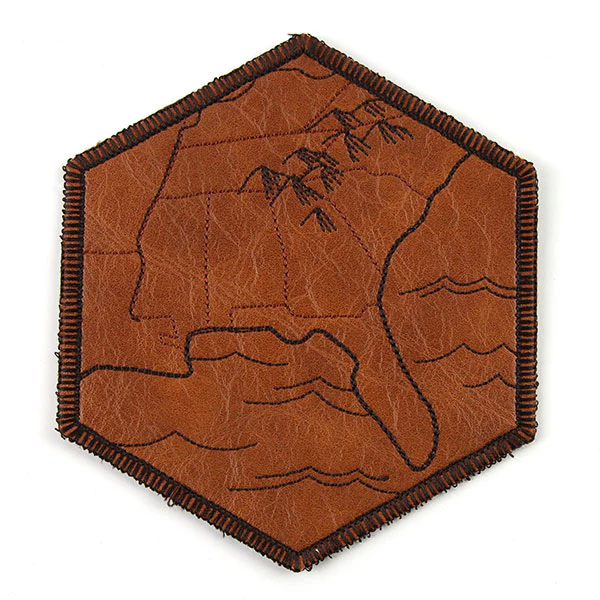 From Sea to Shining Sea United States Map Coaster - Southeast (In-the-Hoop) - Image 6