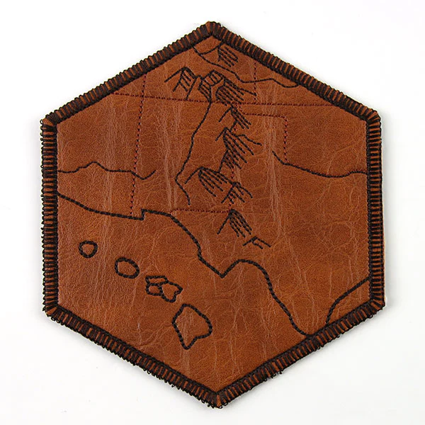 From Sea to Shining Sea United States Map Coaster - Southwest & Hawaii (In-the-Hoop) - Image 6