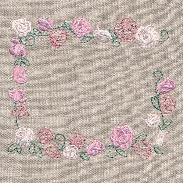 From the Heart Quilt Labels - Delicate Roses - Image 4