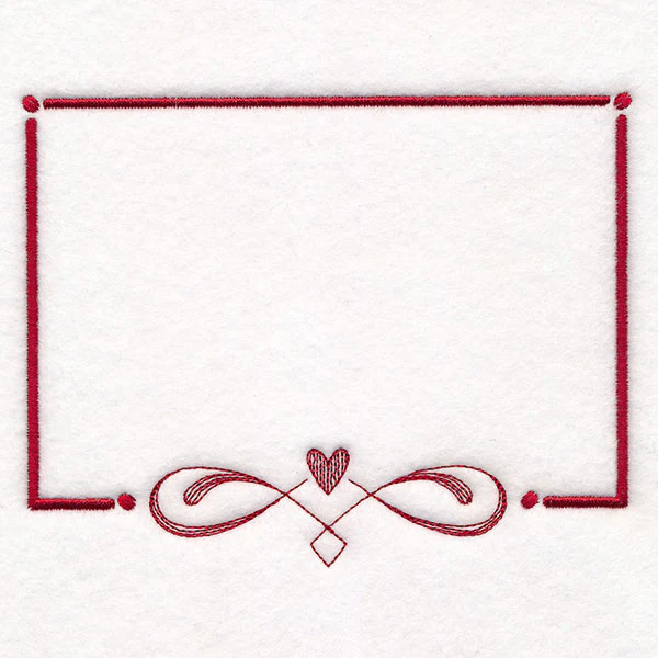 From the Heart Quilt Labels - Heart Filigree - Image 4