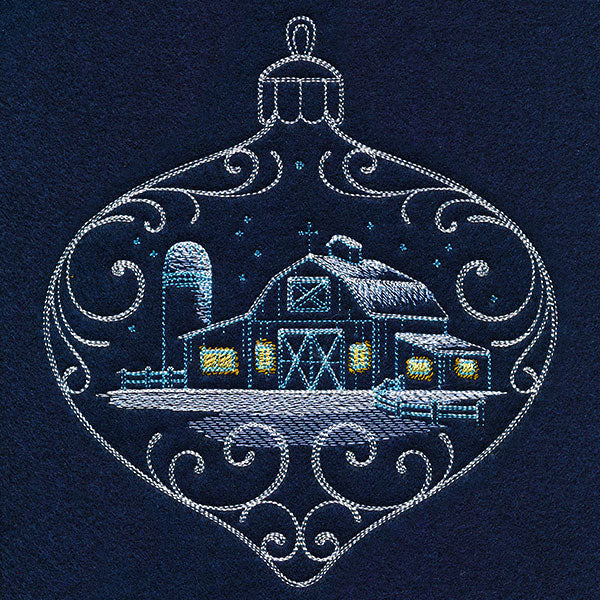 Frosted Barn Ornament - Image 5
