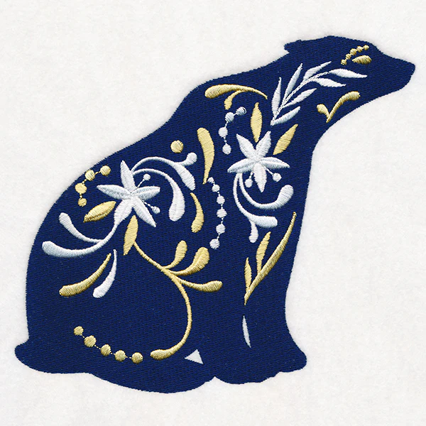 Frosted Blooms Polar Bear - Image 2