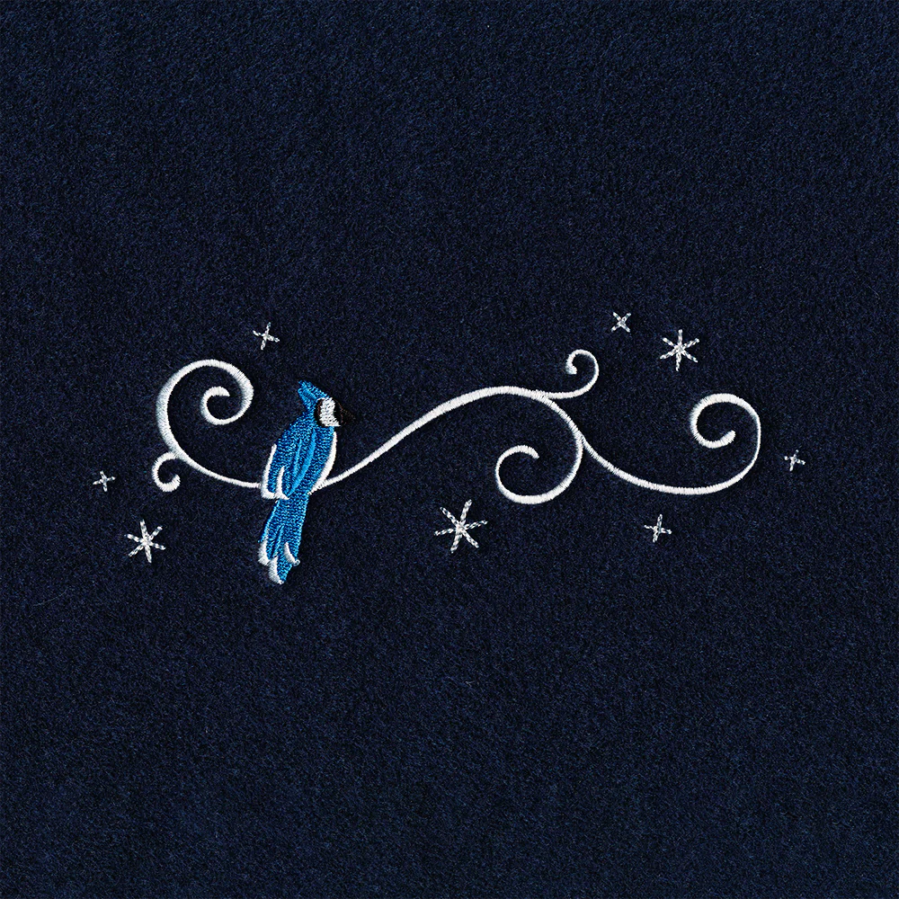 Frosted Blue Jay Border - Image 5