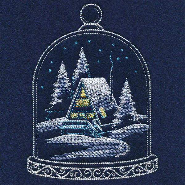 Frosted Cabin in Bell Jar - Image 3