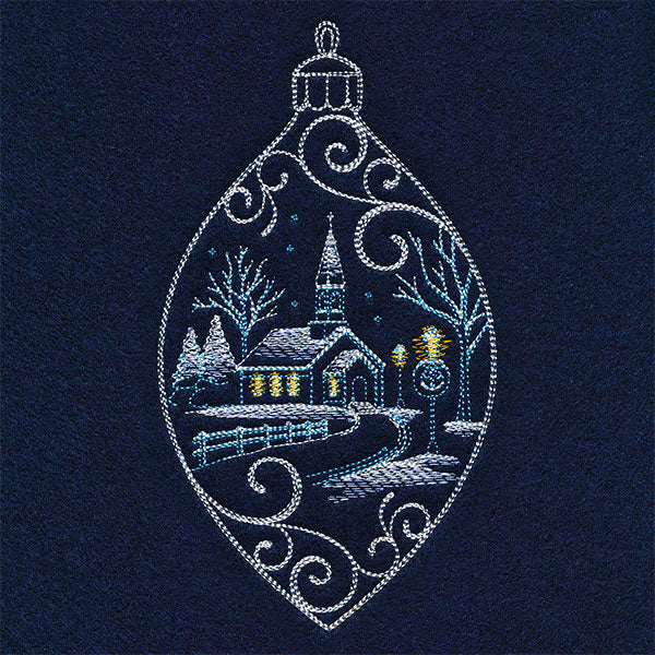 Frosted Church Ornament - Image 4
