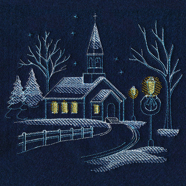 Frosted Church Scene - Image 5