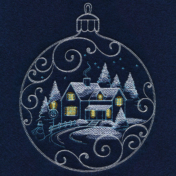 Frosted Cottage Ornament - Image 5