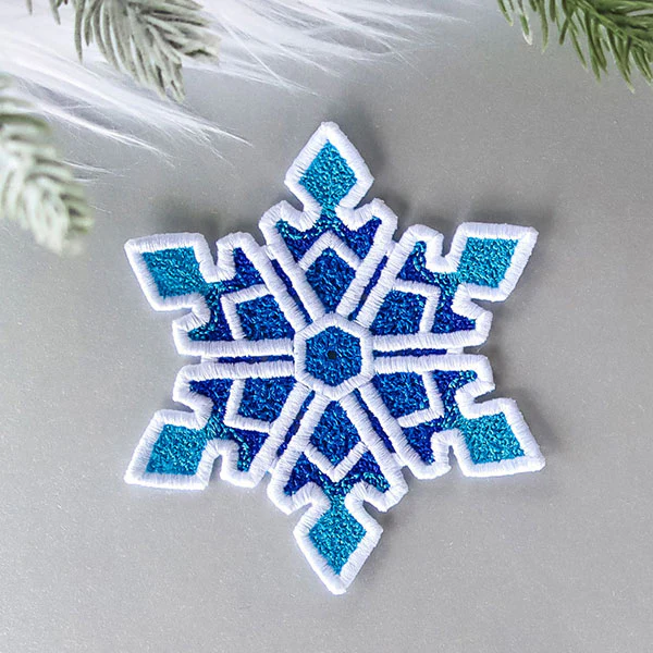 Frosted & Fancy Snowflakes - 5 (Lace) - Image 2
