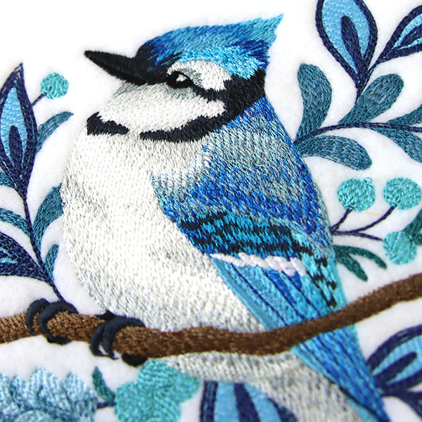 Frosted Winter Blue Jay - Image 5